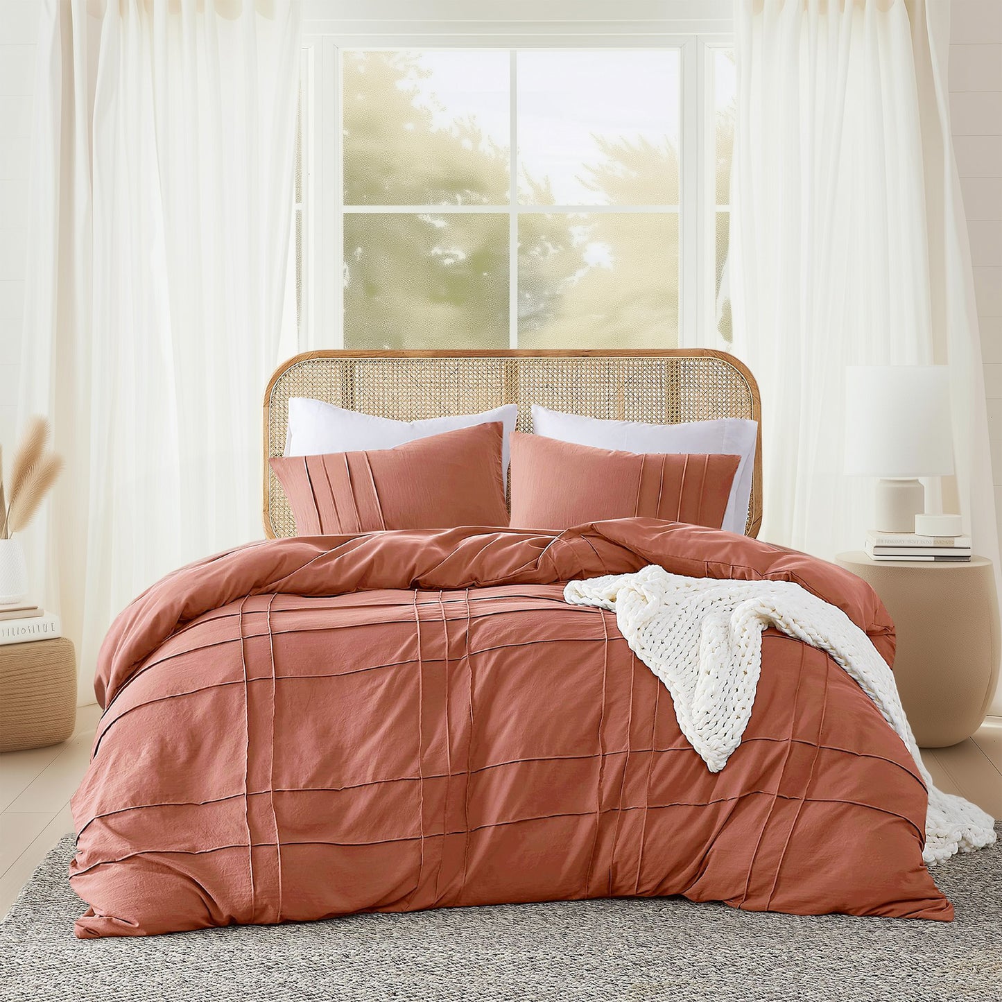 Regency Heights Porter Soft Washed Pleated Comforter Set