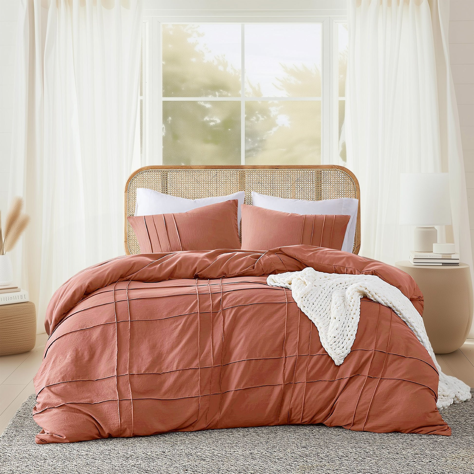 Regency Heights Porter Soft Washed Pleated Comforter Set