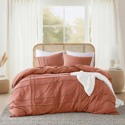 Regency Heights Porter Soft Washed Pleated Comforter Set
