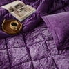 Intelligent Design Velvet Comforter Set with Throw Pillow