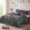 Intelligent Design Velvet Comforter Set with Throw Pillow