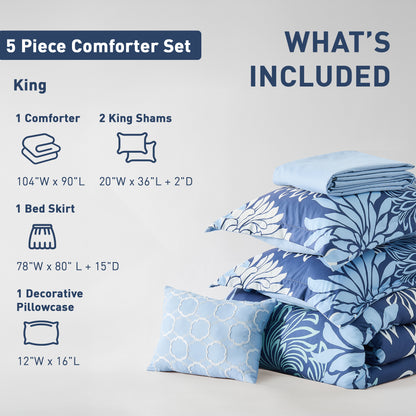 Regency Heights Enya 5pcs Comforter Set