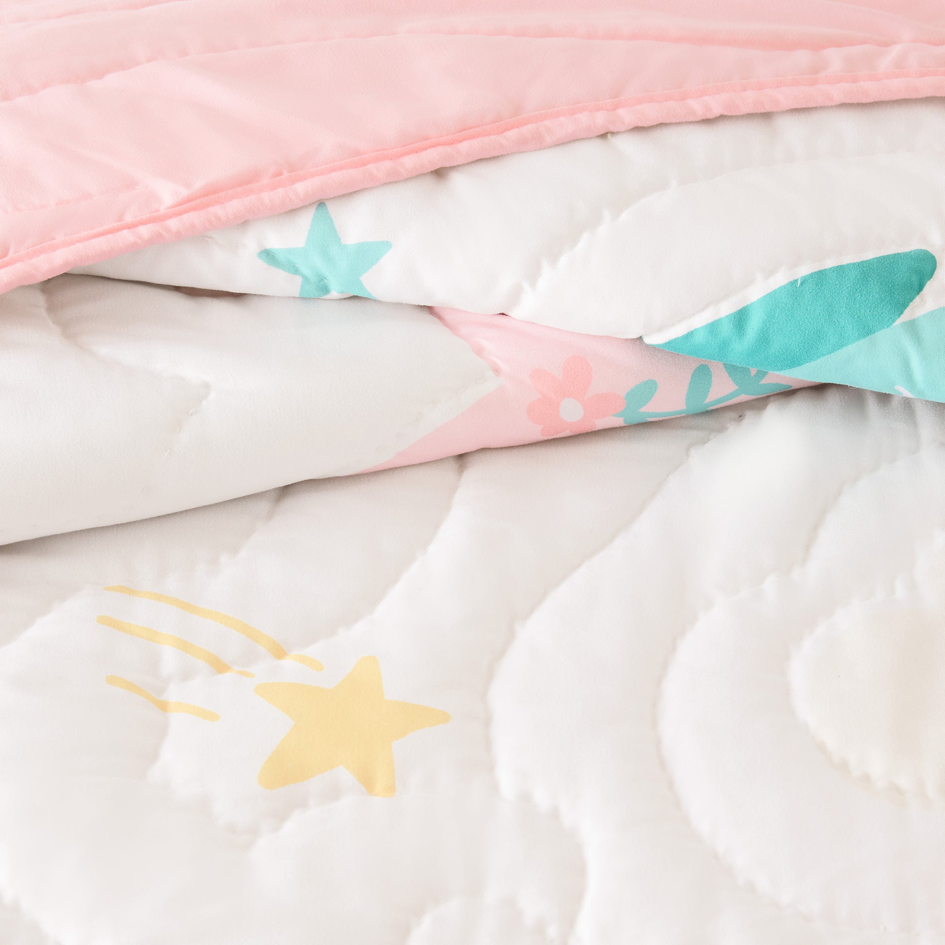 Intelligent Design Kids Unicorn Dream 5PCS Quilt Set