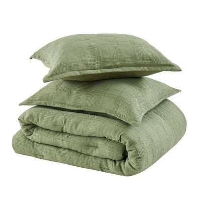 Regency Heights Tessa Waffle Weave Textured Comforter Set
