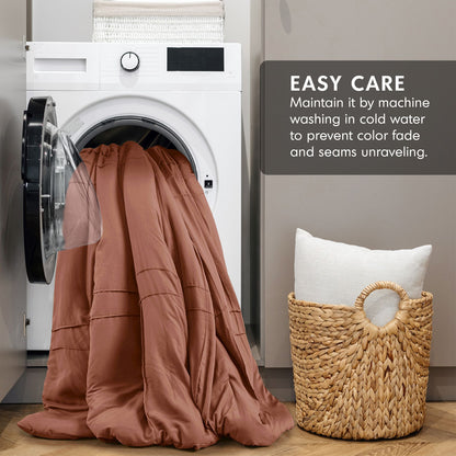 Parker Soft Washed Pleated Comforter Set