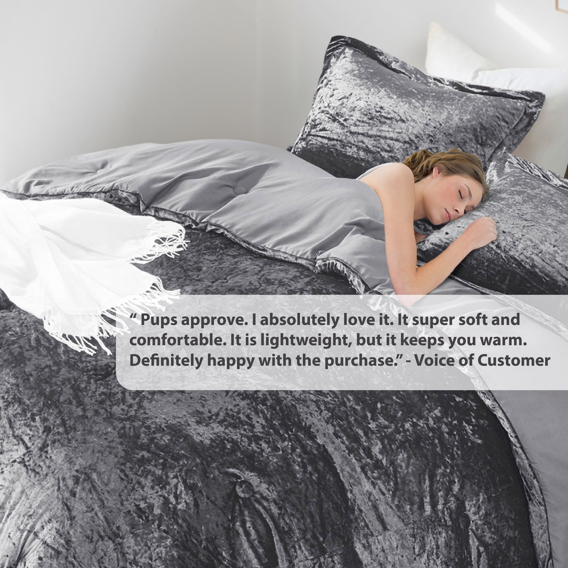 Regency Heights Juliette Velvet Comforter Set