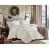 Comfort Spaces Soft Washed Pleated Duvet Cover Set