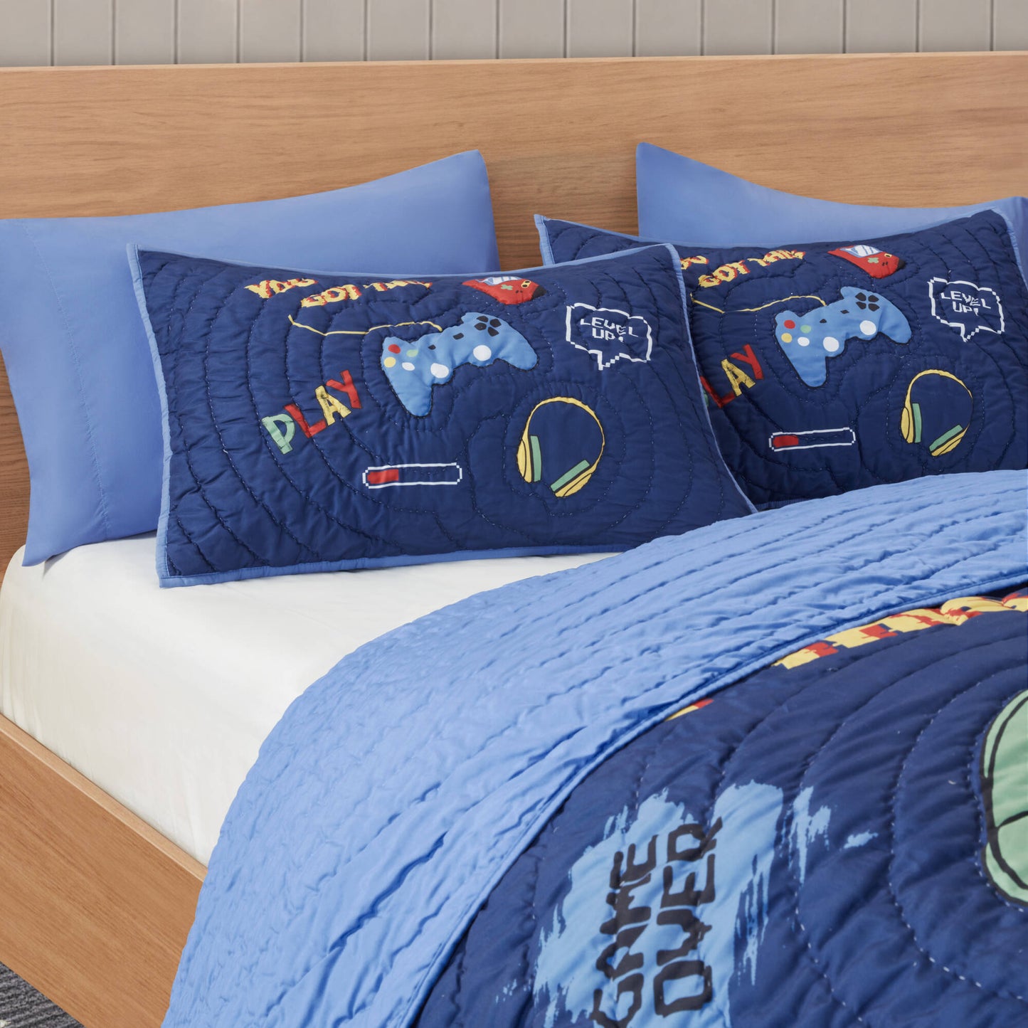 Intelligent Design Kids Game 5PCS Quilt Set