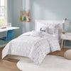 Intelligent Design Metallic Printed Comforter Set