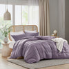 Comfort Spaces Soft Washed Pleated Duvet Cover Set