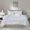 Intelligent Design Metallic Printed Comforter Set