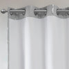 Intelligent Design Total Blackout Metallic Print Grommet Top Curtain Panel