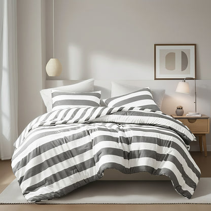 Regency Heights Echo Stripe Textured Print Comforter Set