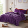 Intelligent Design Velvet Comforter Set with Throw Pillow