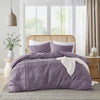 Comfort Spaces Soft Washed Pleated Duvet Cover Set