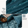 Intelligent Design Velvet Comforter Set with Throw Pillow