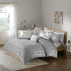 Intelligent Design Metallic Printed Comforter Set