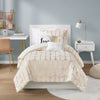 Intelligent Design Metallic Printed Comforter Set