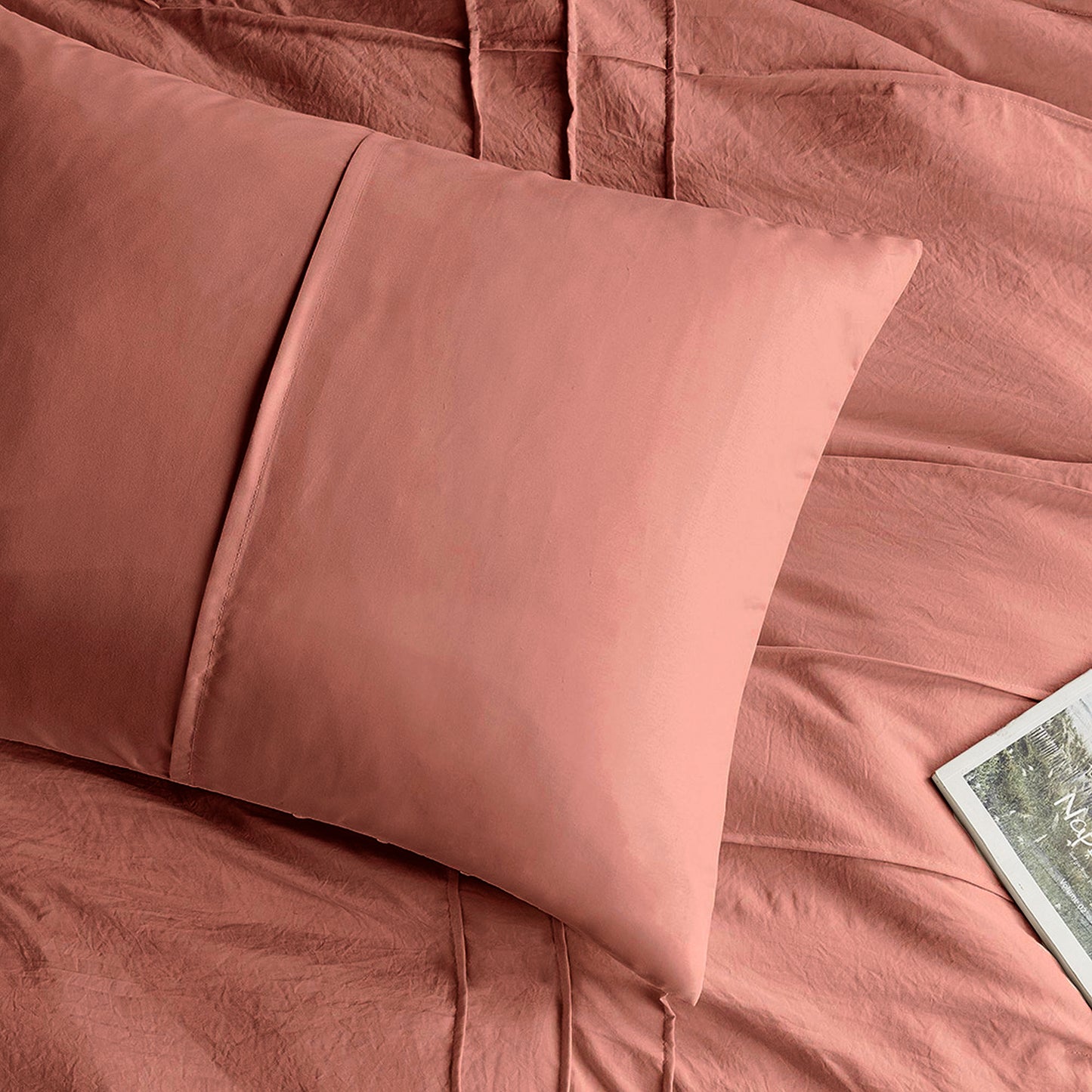 Parker Soft Washed Pleated Comforter Set