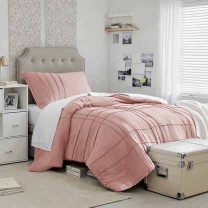 Parker Soft Washed Pleated Comforter Set