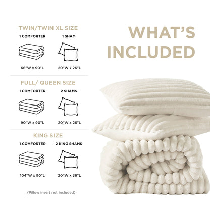 Regency Heights Cord Plush Comforter Set