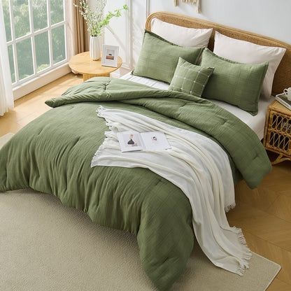 Regency Heights Tessa Waffle Weave Textured Comforter Set