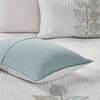 Madison Park 6 Piece Embroidered Quilt Set with Throw Pillows