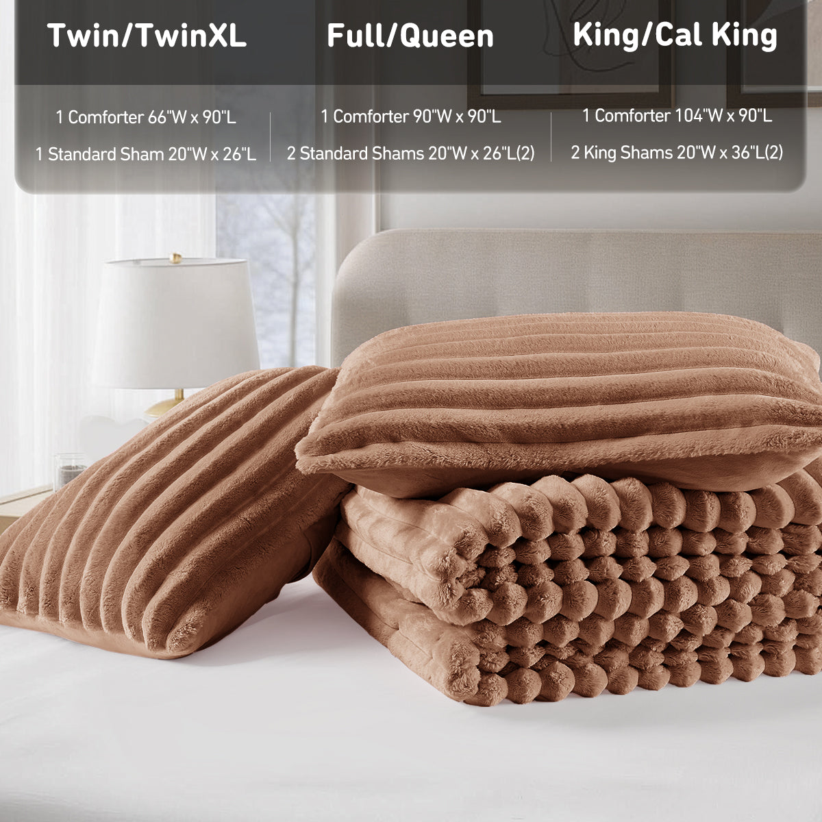 Regency Heights Cord Plush Comforter Set
