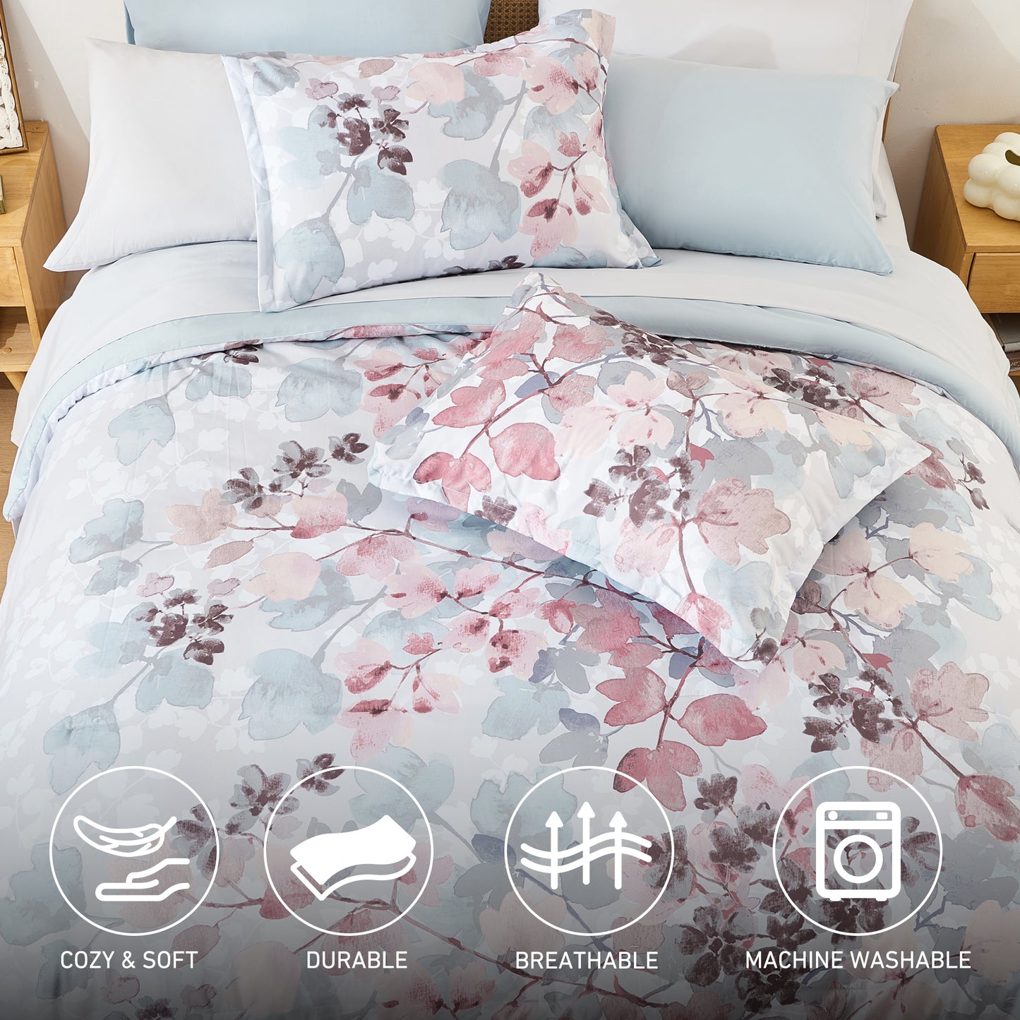 Aurelia Comforter Set with Bed Sheets
