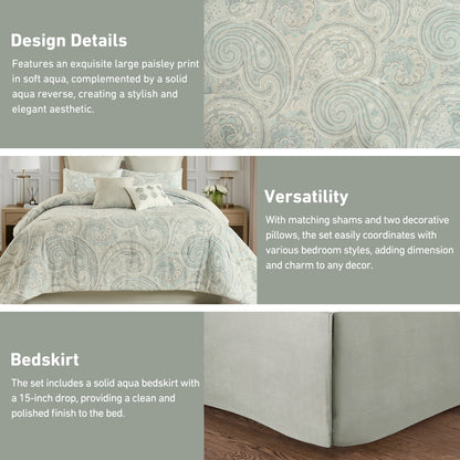 Regency Heights Kashmir 8pcs Comforter Set