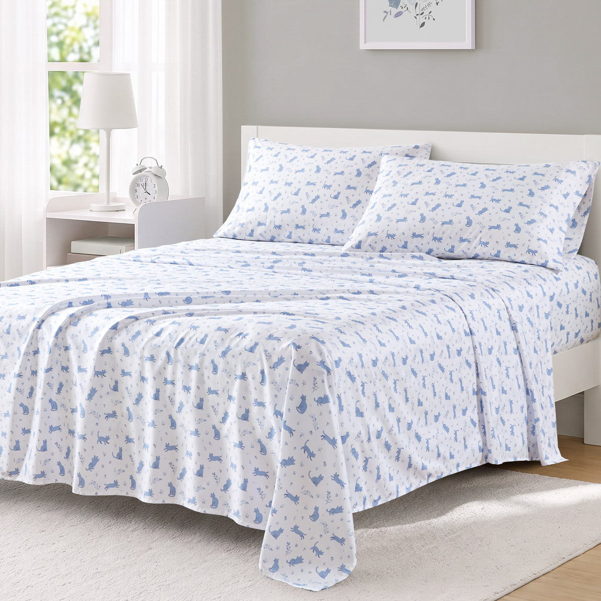 Intelligent Design Printed Microfiber Sheet Set