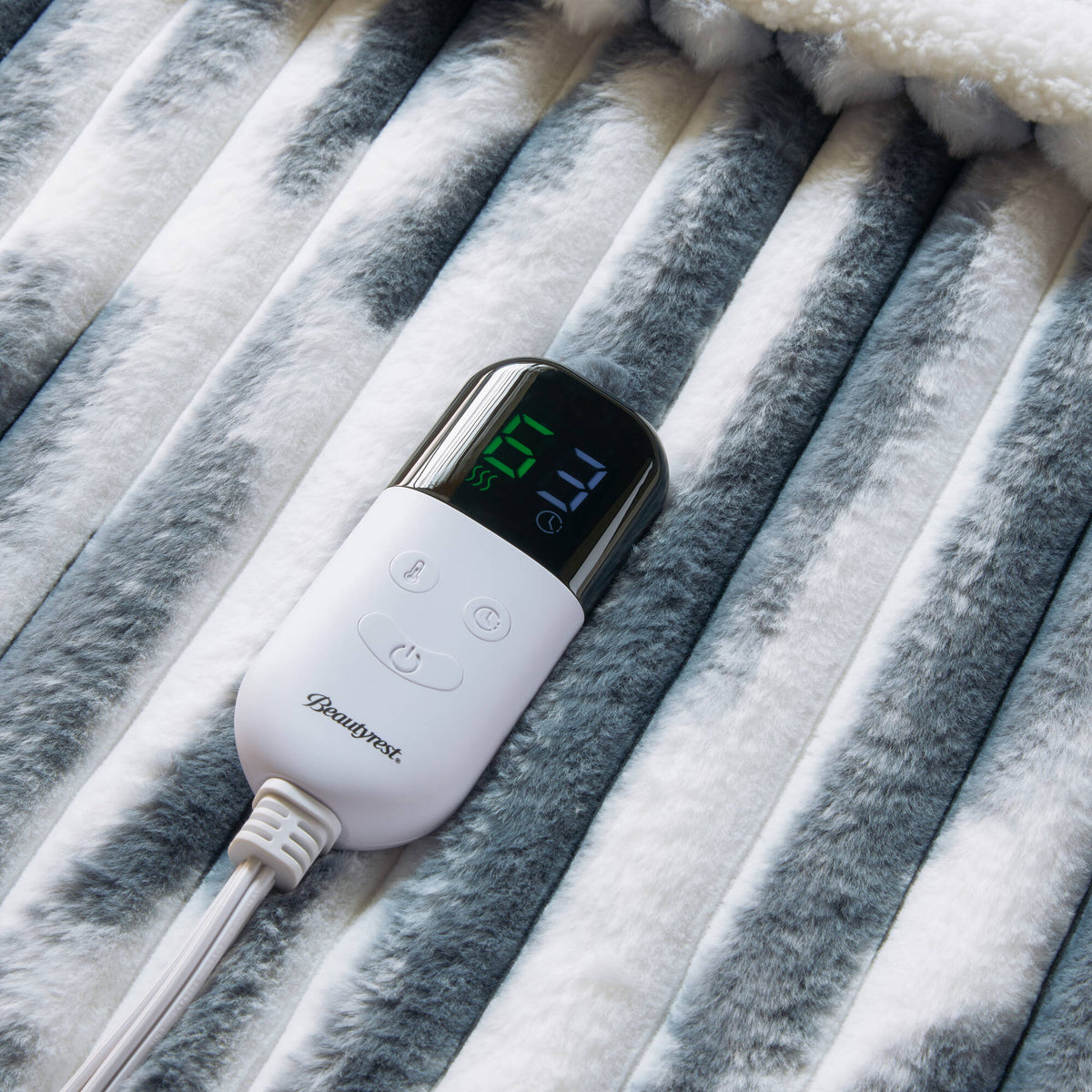 Beautyrest Heated Zuri Luxe Heated Throw