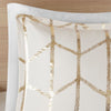 Intelligent Design Metallic Printed Comforter Set