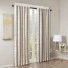 SunSmart Jacquard Lined Total Blackout Rod Pocket/Back Tab Curtain Panel