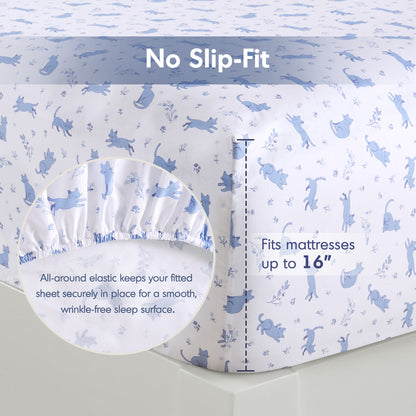 Intelligent Design Printed Microfiber Sheet Set