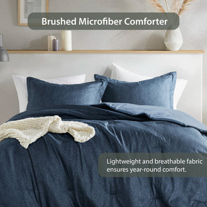 Regency Heights Camden Chambray Print Microfiber Comforter Set