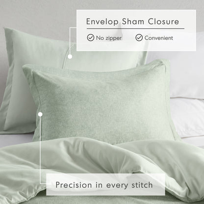 Regency Heights Camden Chambray Print Microfiber Comforter Set