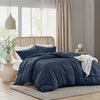 Comfort Spaces Soft Washed Pleated Duvet Cover Set