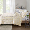 Intelligent Design Metallic Printed Comforter Set