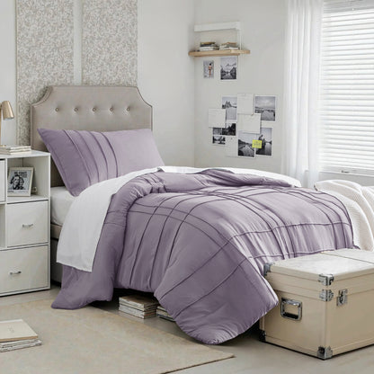 Parker Soft Washed Pleated Comforter Set