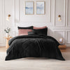 Intelligent Design Velvet Comforter Set with Throw Pillow
