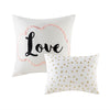 Intelligent Design Metallic Printed Comforter Set