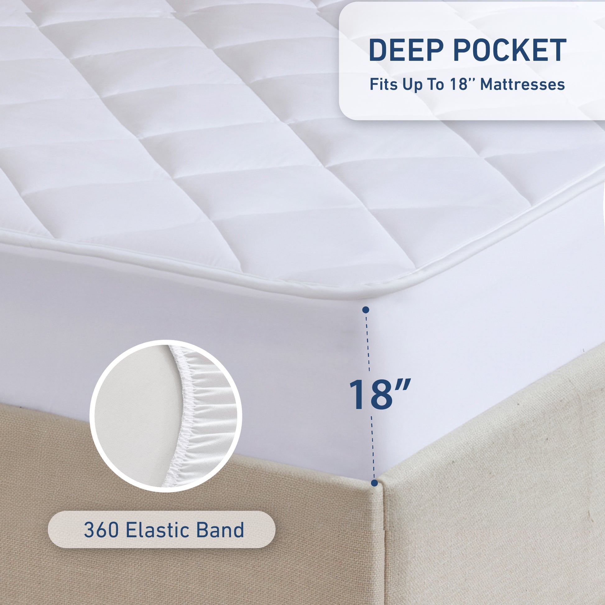 Regency Heights Serenity Waterproof Mattress Pad
