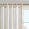 Madison Park Plaid Rod Pocket and Back Tab Curtain Panel with Fleece Lining