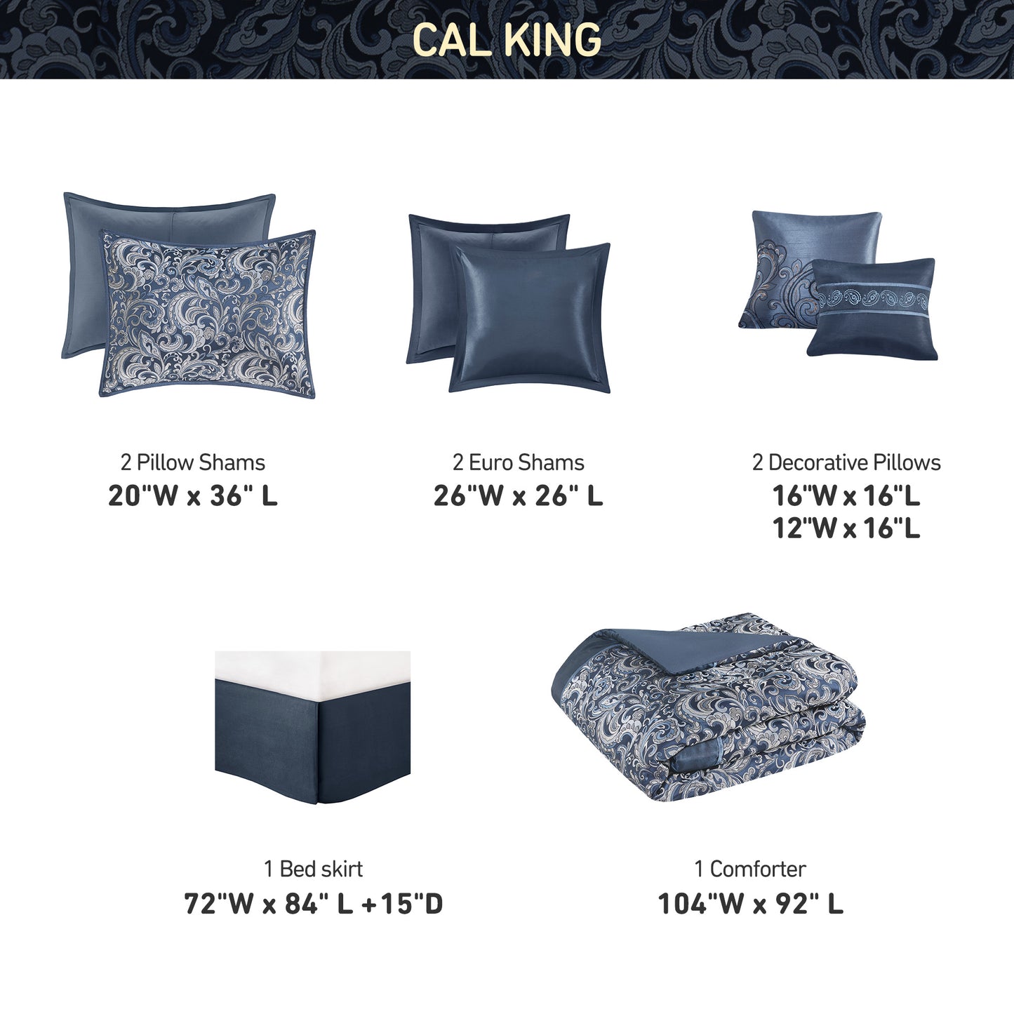 Regency Heights Brystol 8pcs Comforter Set
