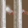 SunSmart Jacquard Lined Total Blackout Rod Pocket/Back Tab Curtain Panel