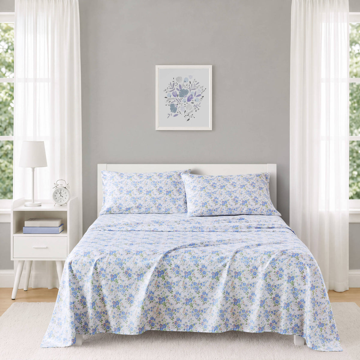 Intelligent Design Printed Microfiber Sheet Set