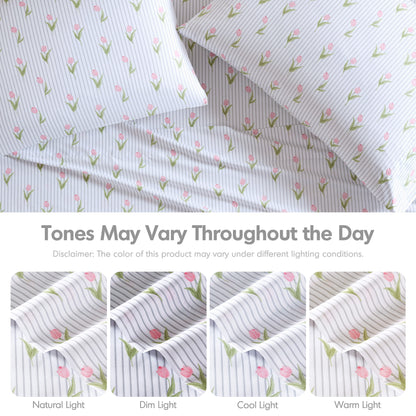 Intelligent Design Printed Microfiber Sheet Set
