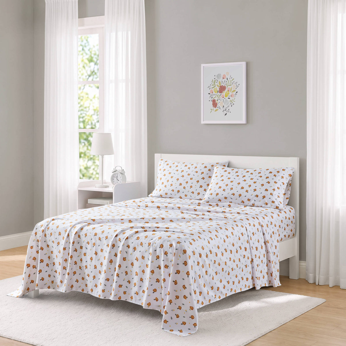 Intelligent Design Printed Microfiber Sheet Set