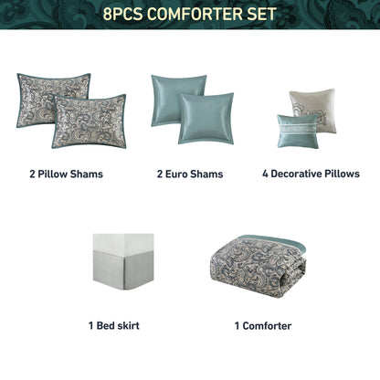 Regency Heights Brystol 8pcs Comforter Set
